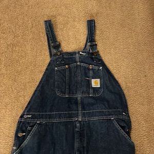 Carhartt overalls.